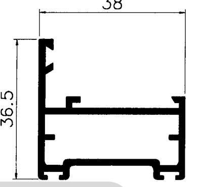 Séries 7038 5020 3831 744 8025 Shengxin 6063 T5 Profils d'extrusion en aluminium pour porte