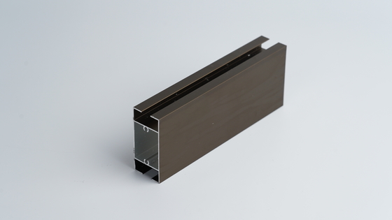 Profil d'aluminium anodisé pour fenêtre/porte/façade/boutique 5.8-6.0M
