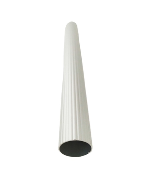 Demande du client Profiles en aluminium carrés et ronds Pipe ronde pour barre de rideau
