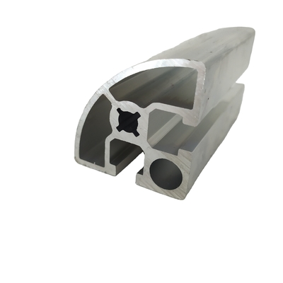 6063/6061 T5 Cadre structural en aluminium pour profils de finition de tubes carrés et ronds