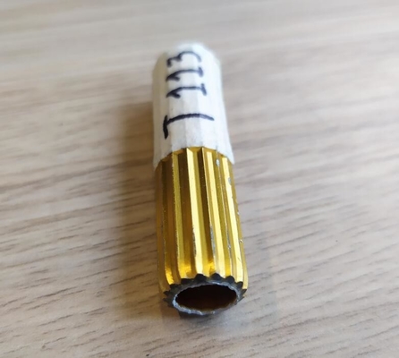 Tubes de porte de fenêtre personnalisés en alliage d'aluminium 6063 en alliage d'aluminium dorado