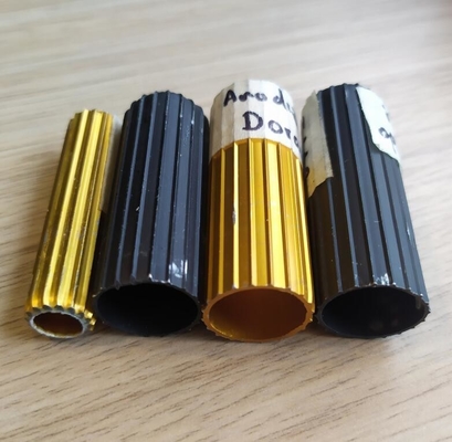 Tubes de porte de fenêtre personnalisés en alliage d'aluminium 6063 en alliage d'aluminium dorado