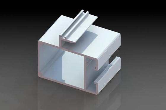 Profiles en aluminium pour les fenêtres et les portes 7038 8025 744 3825 5020 3831 en Colombie
