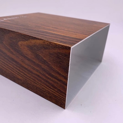 Couche en poudre anodisée et profilés en aluminium à grains de bois parfaits pour vos besoins B2B