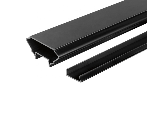 T5 rail de profilés en aluminium pour système de garde-corps en aluminium durable et résistant aux intempéries