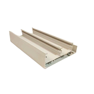 Profiles en aluminium de porte coulissante T5/T6 Profil d'extrusion en aluminium à température tempérée pour cadres de porte