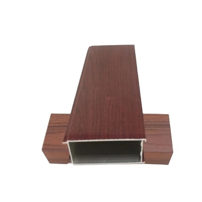 Profil en aluminium extrudé à la fenêtre Shengxin avec longueur de grain de bois 5,8-6,0M