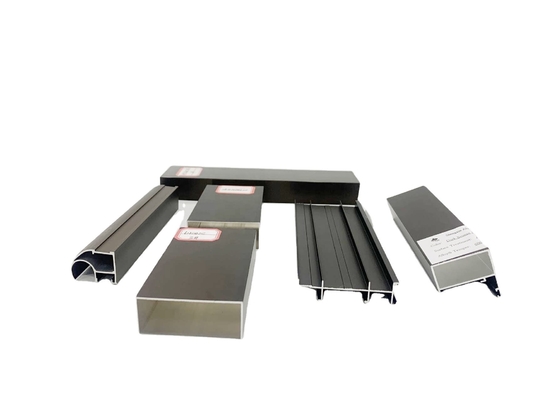 Profil d'aluminium carré pour fenêtres et portes avec revêtement en poudre Standard GB5237-2008