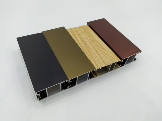 Profil d'extrusion d'aluminium de grande taille alliage de qualité 6063 pour fenêtres et portes