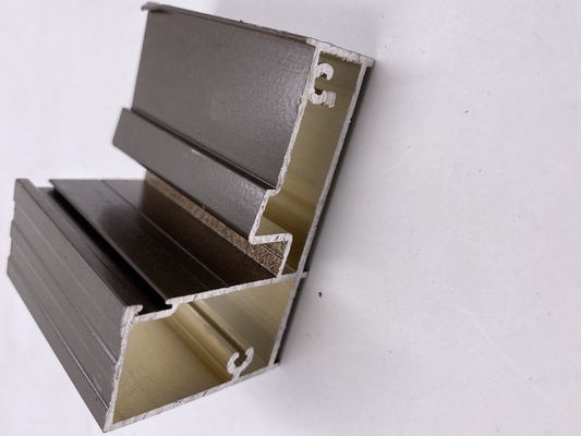 6063 Alliage d'aluminium 5.8-6.0M Longueur Profiles en aluminium pour vitres de boîtier 28/30.5