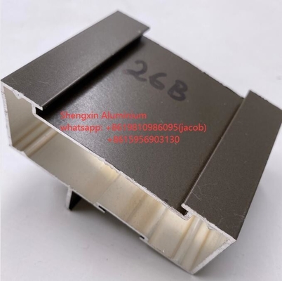 28 30.5 38 Casement Afrique du Sud Porte de fenêtre Profil en aluminium pour alliage 6063 Aluminium