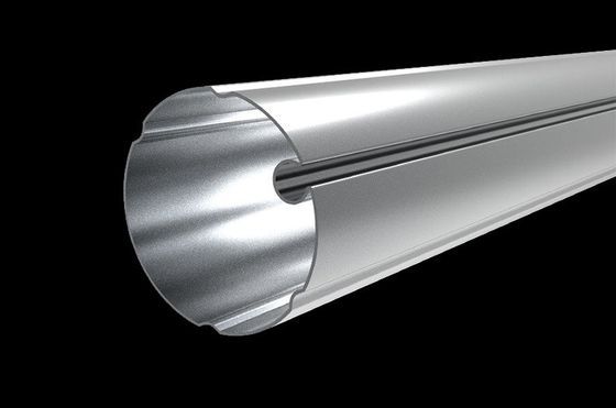 5.8-6.0M Longueur Aluminium Keder Rail pour le cadre de tente Finition de moulin résistant à la corrosion