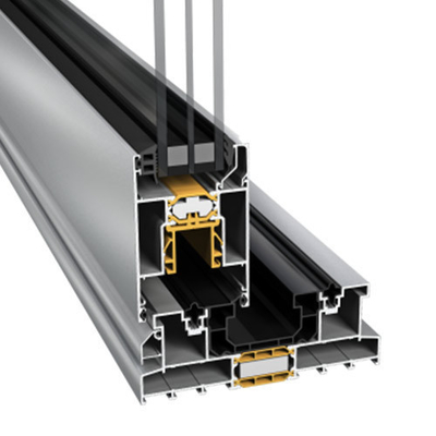 Profiles en alliage d'aluminium pour fenêtres et portes Tolérance ± 5% Norme GB5237-2008