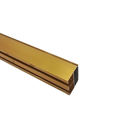 Shengxin Golden Silver Profiles d'aluminium anodisé pour les portes coulissantes de garde-robe est un alliage