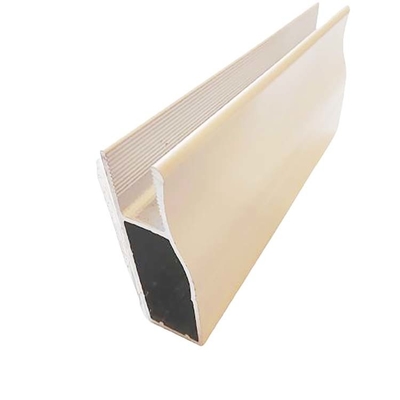 6063 T5 Profiles en aluminium personnalisés pour le marché mexicain Adaptateur de fenêtre et de porte coulissante