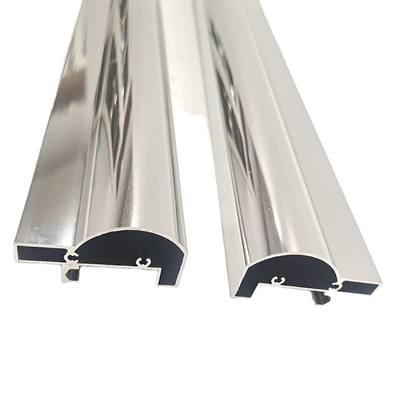 Profil de cuisine en aluminium finition de broyeur avec anodisation/couche en poudre/finition en grains de bois
