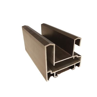 Porte fenêtre Foshan Couche en poudre grise d'aluminium Profiles d'alliage d'extrusion pour les pays d'Afrique de l'Ouest