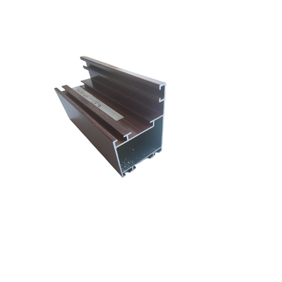 Porte fenêtre Foshan Couche en poudre grise d'aluminium Profiles d'alliage d'extrusion pour les pays d'Afrique de l'Ouest