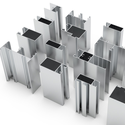6061/6060/6063/6082 Profil d'aluminium en alliage carré pour distributeur de portes et fenêtres