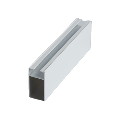 Profil d'aluminium pour garde-corps en verre série 6000 Grade et épaisseur personnalisée