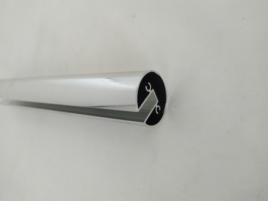 Profil d'aluminium pour garde-corps en verre série 6000 Grade et épaisseur personnalisée