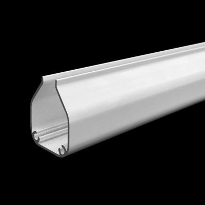 Porte-fenêtre en aluminium à l'ombre à rouleaux avec bande de rideau en aluminium