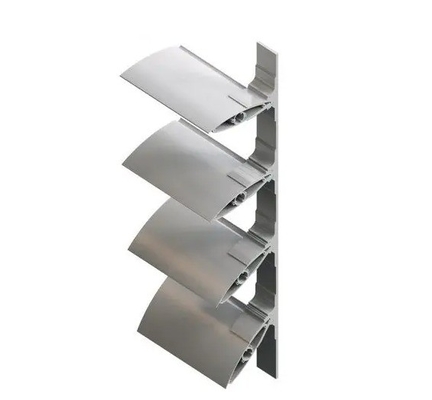 Profiles de lames en aluminium revêtues de poudre pour lunettes de soleil et stores en Europe