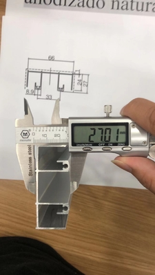 2023 Porte coulissante en aluminium et cadre de fenêtre Profils en aluminium extrudés Longueur 5,8-6,0M