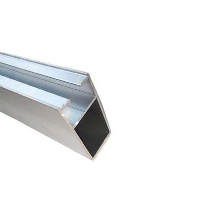 Profil en aluminium Anodisant noir Couleur Rectangle Profil de kiosque Aluminium pour la coupe