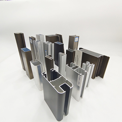 Cadres de portes et de fenêtres en aluminium fabriqués avec des profils d'extrusion en aluminium de couleur personnalisée