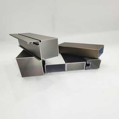 Profil coulissant de fenêtre en aluminium standard GB5237-2008 pour fenêtre coulissante à double vitrage