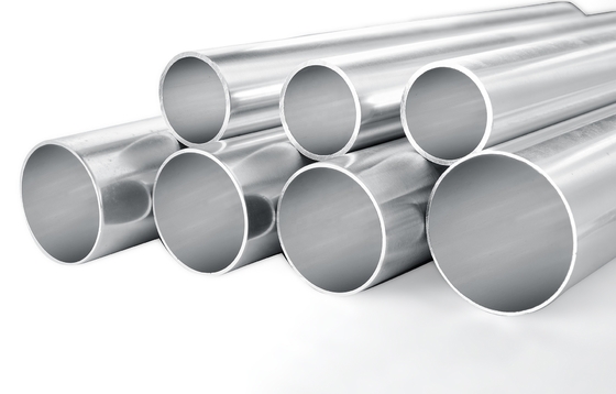 Profil d'aluminium à extrusion de tube circulaire en longueur personnalisée avec couleurs personnalisées
