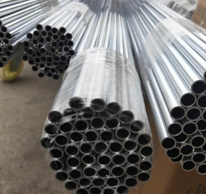 Profil d'aluminium à extrusion de tube circulaire en longueur personnalisée avec couleurs personnalisées