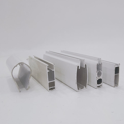 Profil d'aluminium pour fenêtres et rail de rideau de forme carrée 6061/6060/6063/6082 alliage