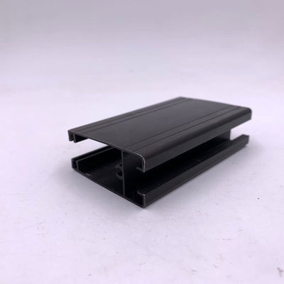 Construction de bâtiments fenêtre et porte profilé en aluminium Extrusion anodisante en argent personnalisée