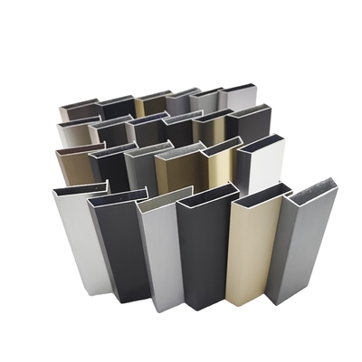 Profil d'aluminium pour fenêtre de cabinet et cadre de porte Épaisseur 0,8 mm-2,0 mm Tolérance ± 3%