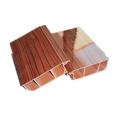 Profiles en aluminium de couleur bois pour clôtures en alliage ou non en alliage de qualité 6000 série