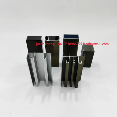 Profiles d'aluminium anodisant le bronze en Bolivie Température T3-T8 pour fenêtres et portes