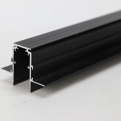Profiles en aluminium noir de Shengxin Powder Coating pour porte coulissante en verre de la série 6000