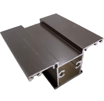 0.8mm-2.0mm épaisseur finition de broyeur 6063 profilé en aluminium personnalisé pour portes et fenêtres