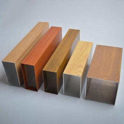0.8mm-2.0mm épaisseur finition de broyeur 6063 profilé en aluminium personnalisé pour portes et fenêtres