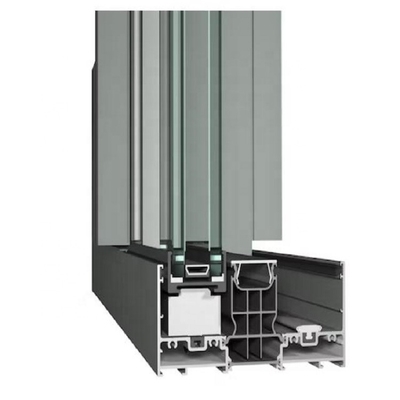 T3-T8 température rupture thermique profilée en aluminium porte pivotée et cadre de fenêtre de Shengxin