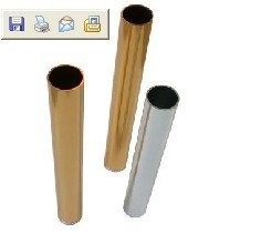 Tubes de tuyaux en aluminium Tubes de pièces d'usinage CNC Profiles d'extrusion en aluminium Longueur 5.8-6.0M