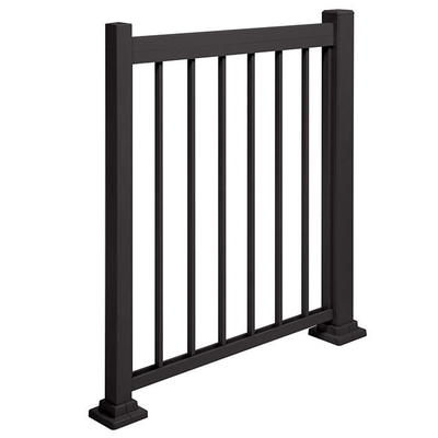 6063 6061 Barrière d'escalier de balcon en alliage d'aluminium pour un pont de conception moderne Barrière de pont
