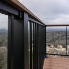 6063 6061 Barrière d'escalier de balcon en alliage d'aluminium pour un pont de conception moderne Barrière de pont