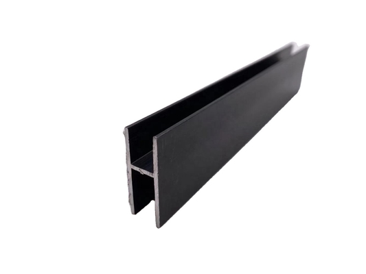 Panneaux de clôture en aluminium de couleur personnalisée avec poste de clôture en métal et profil en aluminium