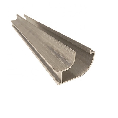Profil d'aluminium personnalisé pour la porte de verre de garde-robe pour les bâtiments architecturaux