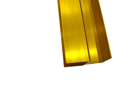 Profil d'aluminium personnalisé pour la porte de verre de garde-robe pour les bâtiments architecturaux