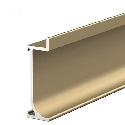Profil de planche de revêtement en aluminium pour revêtement de sol à haute tolérance