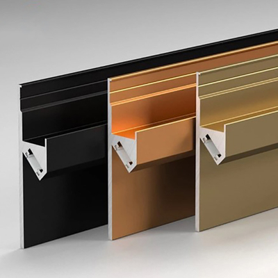 Profil de planche de revêtement en aluminium pour revêtement de sol à haute tolérance